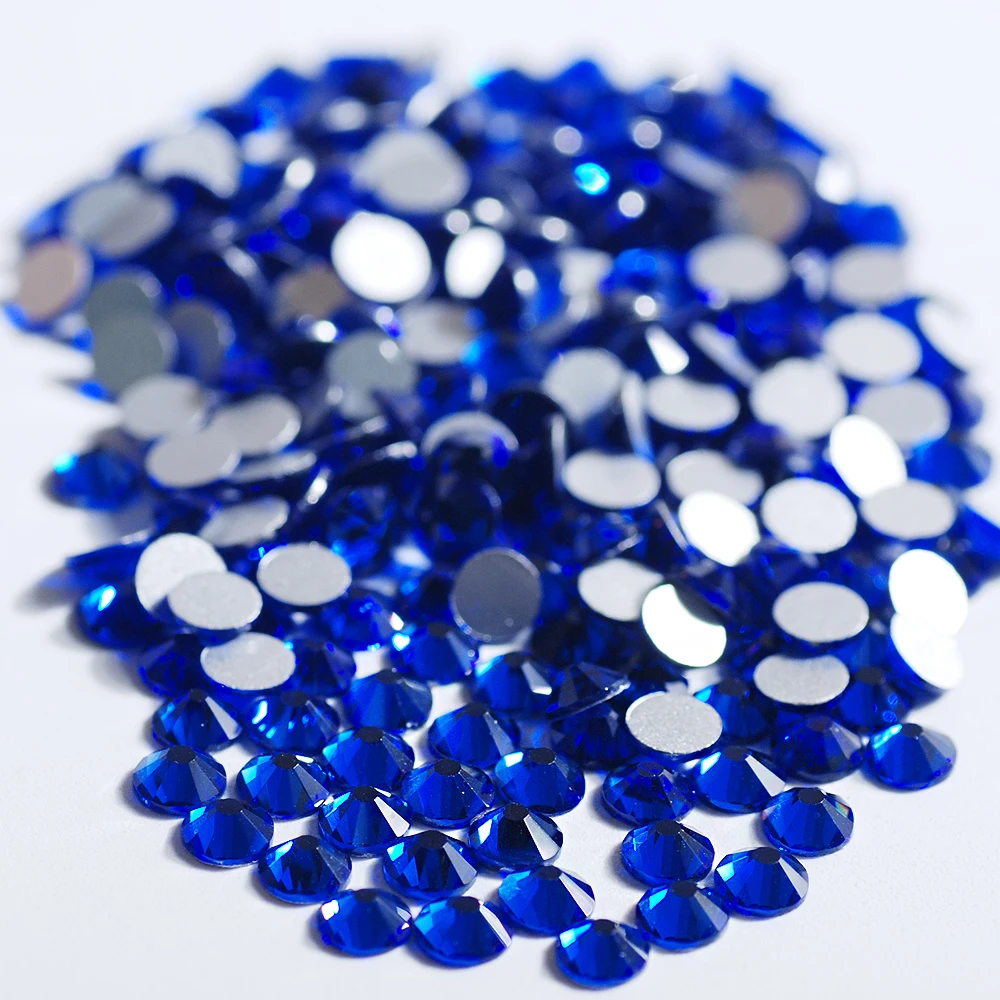 Сапфировое стекло стразы s гальки для ногтей искусство кристаллы украшения