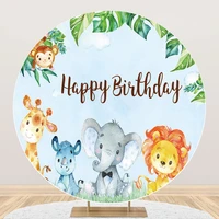 laeacco jungle forest animals safari party photography backdrops baby birthday photocall photographic backgrounds photo stdio