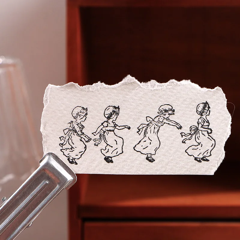 Декоративный штамп для скрапбукинга девочек детей деревянные и резиновые штампы