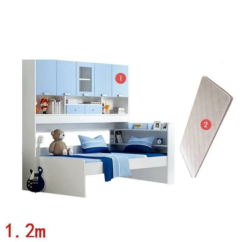 Number 4 Letto Yatak Odasi Moblin Hochbett детское гнездо ранца мебель для спальни Cama Infantil Muebles De Dormitorio деревянная детская кровать - Цвет: Number 4