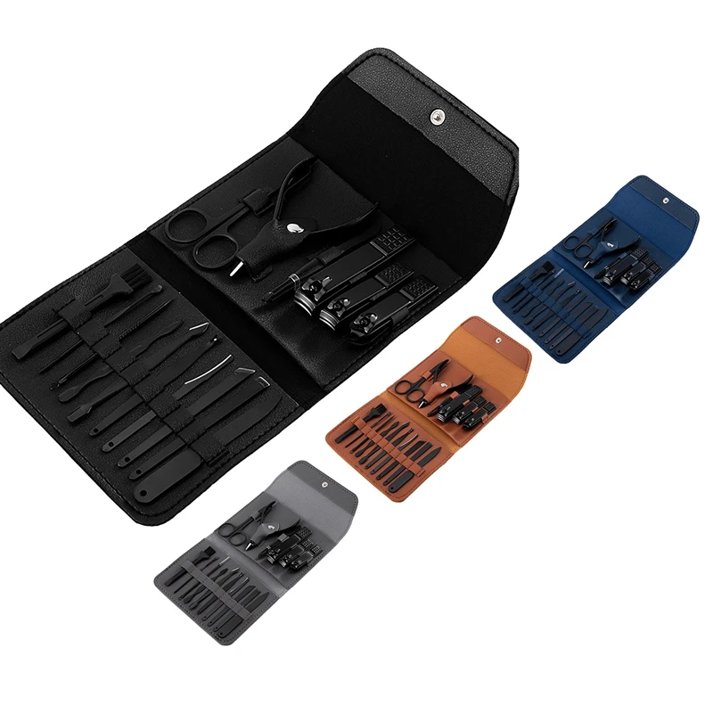 

16 шт., набор инструментов для маникюра и педикюра, из нержавеющей стали