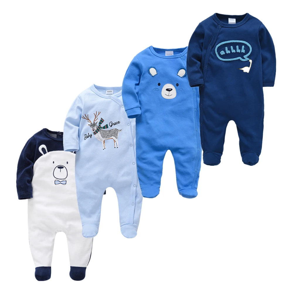 

2020 New Baby Boys Footies Jumpsuit Cotton Roupas bebe De Cartoon Infant Girls Overall Onesies 0-12M Toddler Coverall One Piece