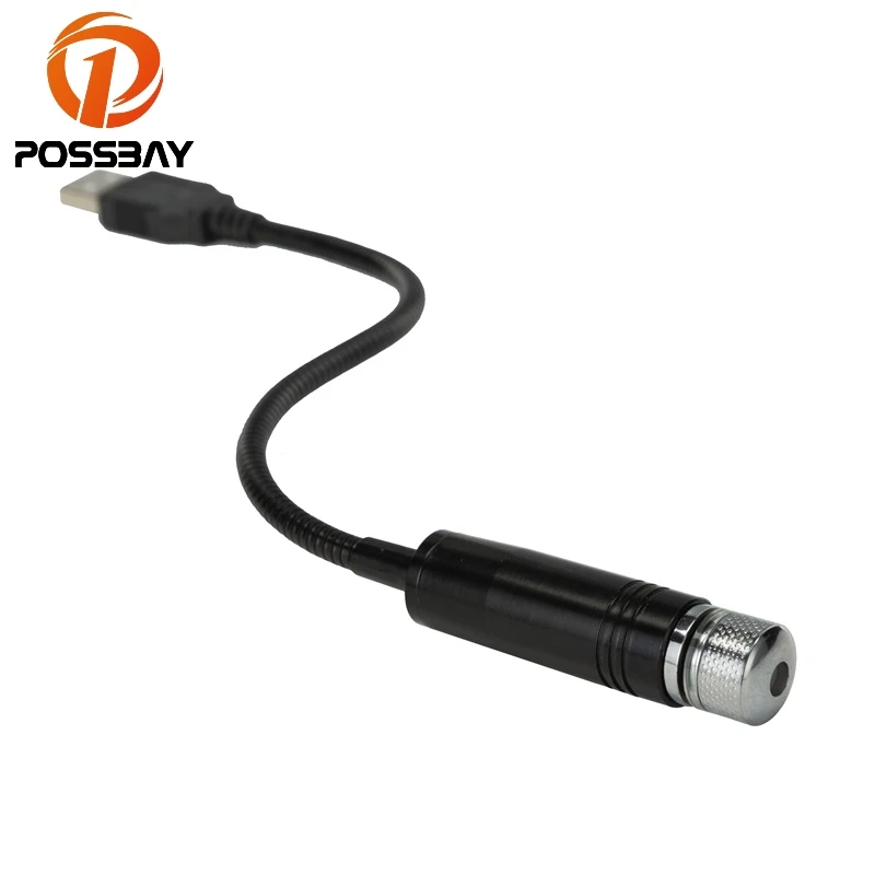 

POSSBAY Car Atmosphere Ambient Star Light Interior Decorative Light USB LED Adjustable Multiple Lighting Effects Fit For All Car