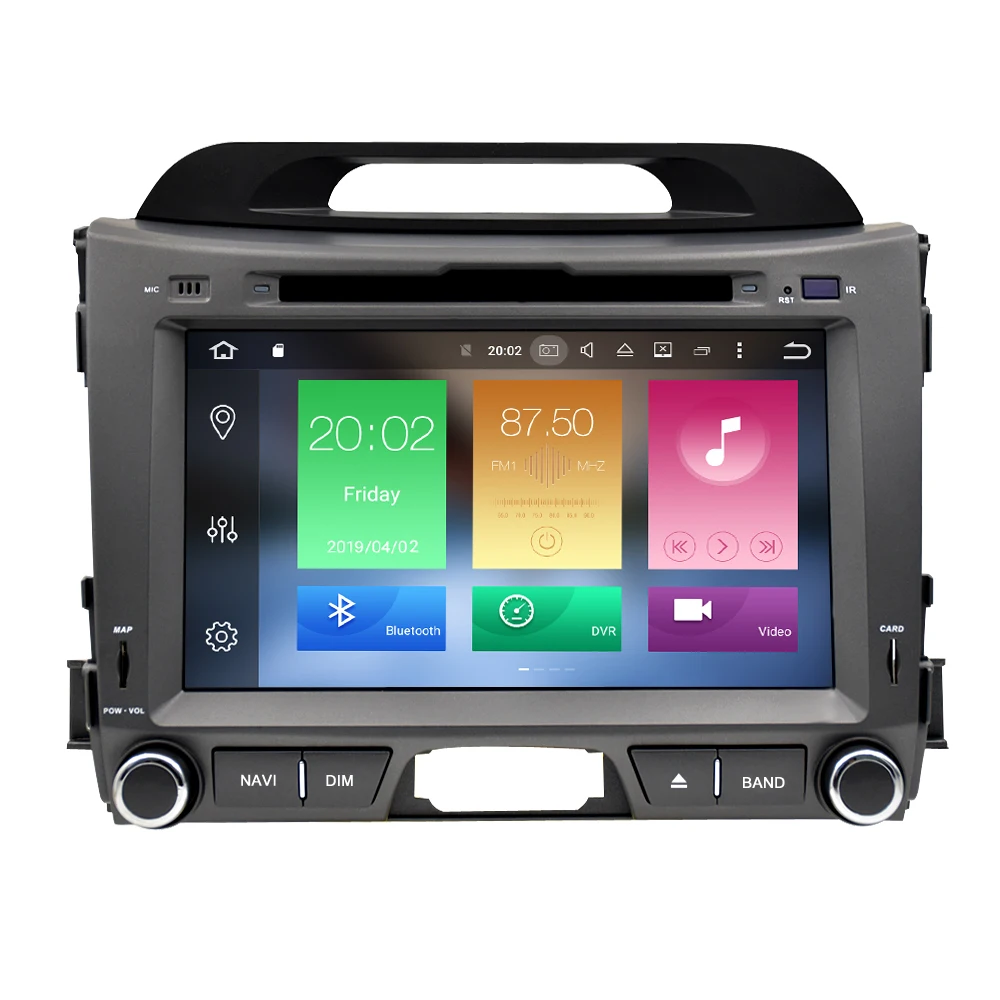4G ram ips экран Android 9,0 автомобильный стерео для Kia Sportage 2009- автомобильный dvd-плеер Авто Радио FM WiFi Мультимедиа gps навигация