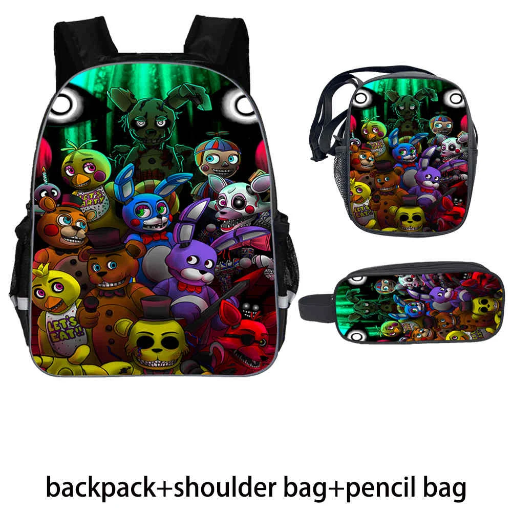Новый костюм с принтом пять ночей фредди (рюкзак печатных дети школьный рюкзак