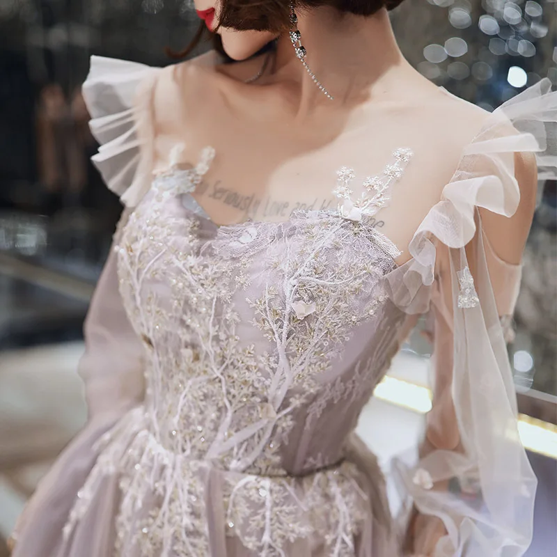 Изящное вечернее платье в стиле изысканное праздничное мечты на день рождения