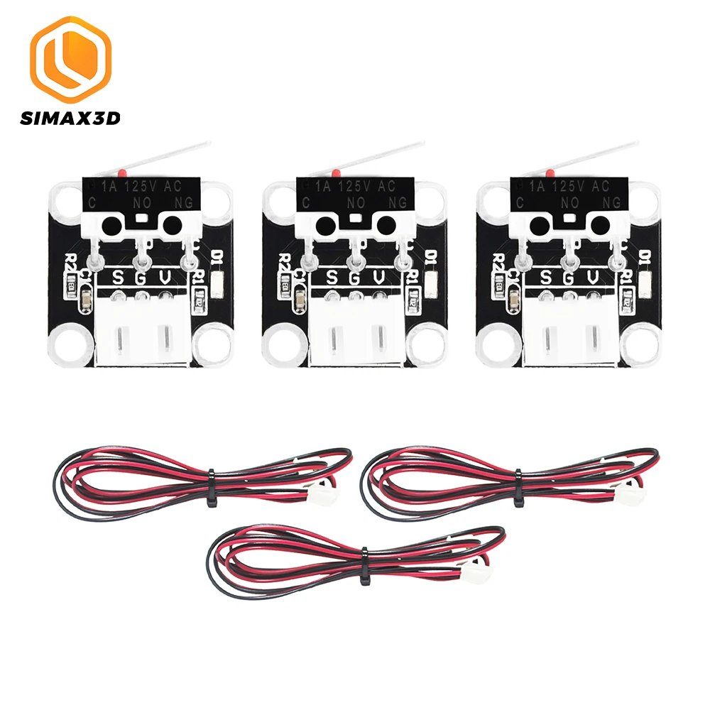 SIMAX3D 3D принтеры аксессуары X/Y/Z оси концевой упор микро выключатель 3Pin N/O N/C