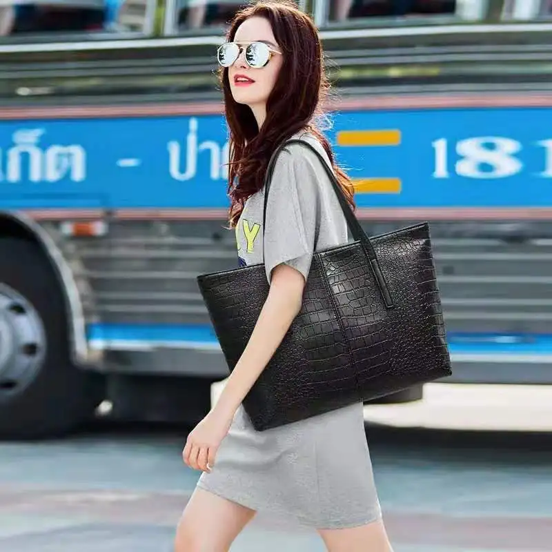 Женская Ручная сумка Большая вместительная с одним плечом сумка-Кроссбоди для