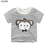 olome summer hot sale cotton children t shirt unisex baby short sleeve clothing for girls and boys toddler top tees kids clothes