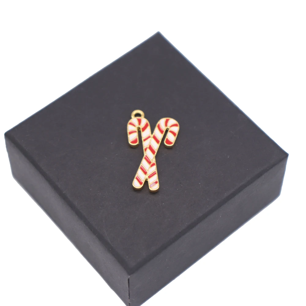 Abadon цинковый сплав металл эмаль цвета Рождество трость очарование греческая