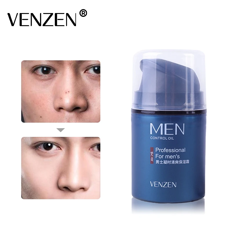 

50ml 1pcs Hyaluronic Acid Men's Face Cream Oil-Control Anti-Wrinkle Deep Firming Shrink Pores Nourishing Cream Skin Care