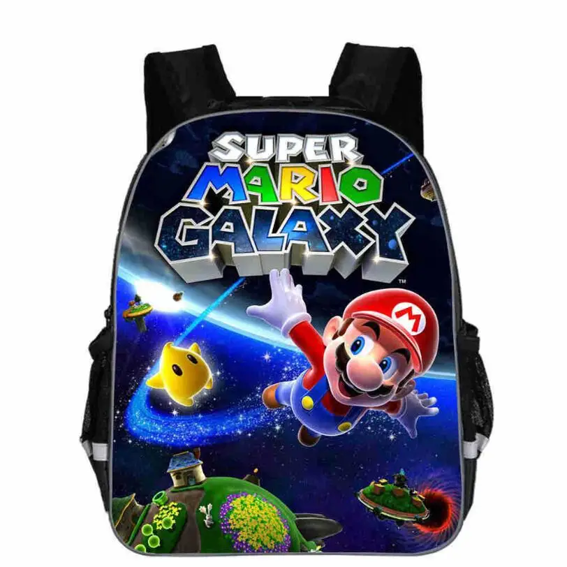 Новые маленькие школьные сумки для детского сада Super Mario Bros детские Sonic Bookbags