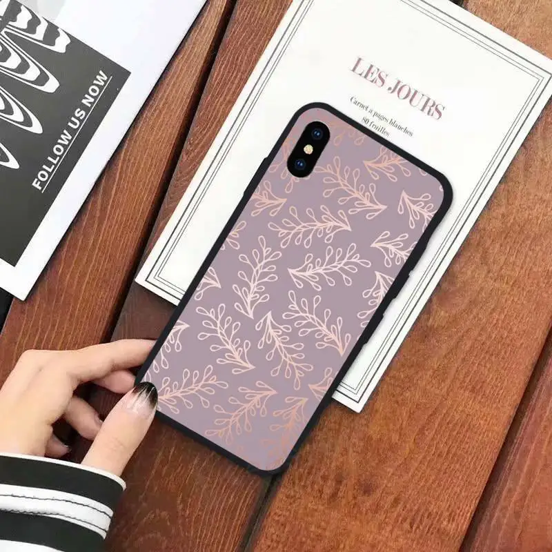 

Rose gold glittering gradient pattern Phone Case for iPhone 11 12 mini pro XS MAX 8 7 6 6S Plus X 5S SE 2020 XR