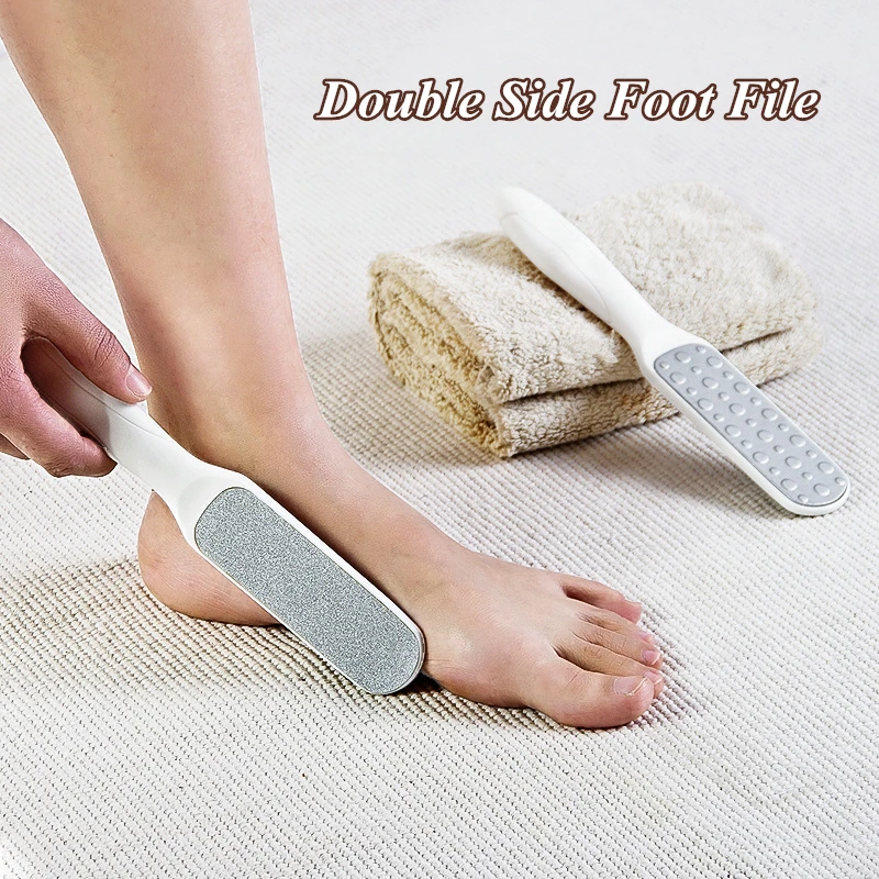 1 шт. профессиональная двусторонняя пилка для ног удаления мозолей и омертвевшей