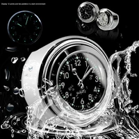 motorcycle handlebar watch accessories waterproof quartz watch for honda crf 250 cb500 bros 160 sh 125i super cub shadow 1100