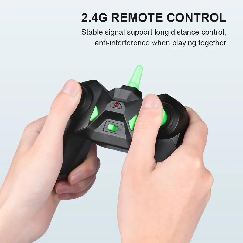 

2021 NEW Three-Wheeled Remote Control Stunt Car 2.4G Remote Control Double Side Stunt 360-Degree Rotation With LED Light Toys