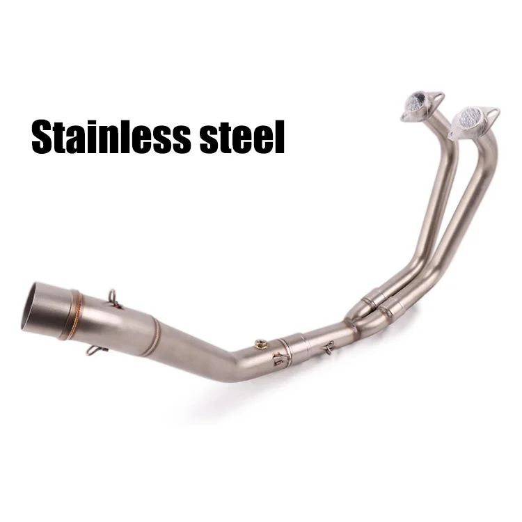 

Выхлопная труба мотоцикла, Модифицированная полная система, передний средний звеньевой Глушитель Трубы, Слип на YZF R3 R25 2014-2018 Φ 2016-2018