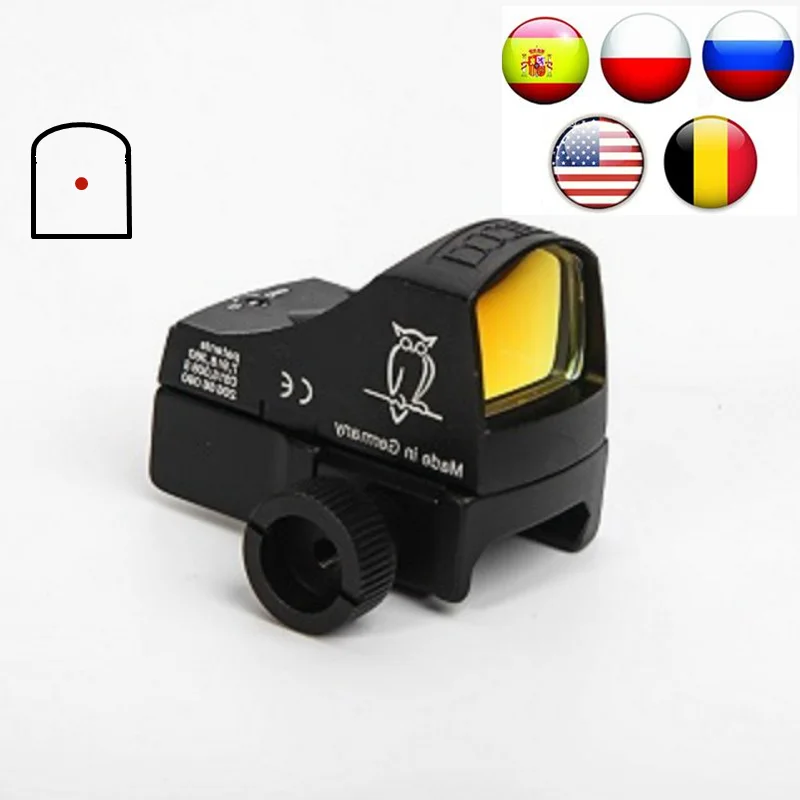 Охотничья оптика Red Dot с автоматической регулировкой яркости отражающий прицел