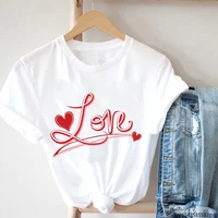 women summer vintage aesthetic graphic t shirts simple fashion i love you text t shirts graphic t shirts punk clothing