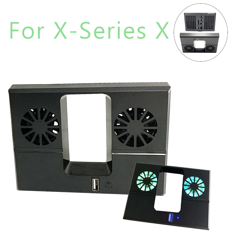 Новый Охлаждающий радиатор для игр USB с 2 охлаждающими вентиляторами кулер - Фото №1