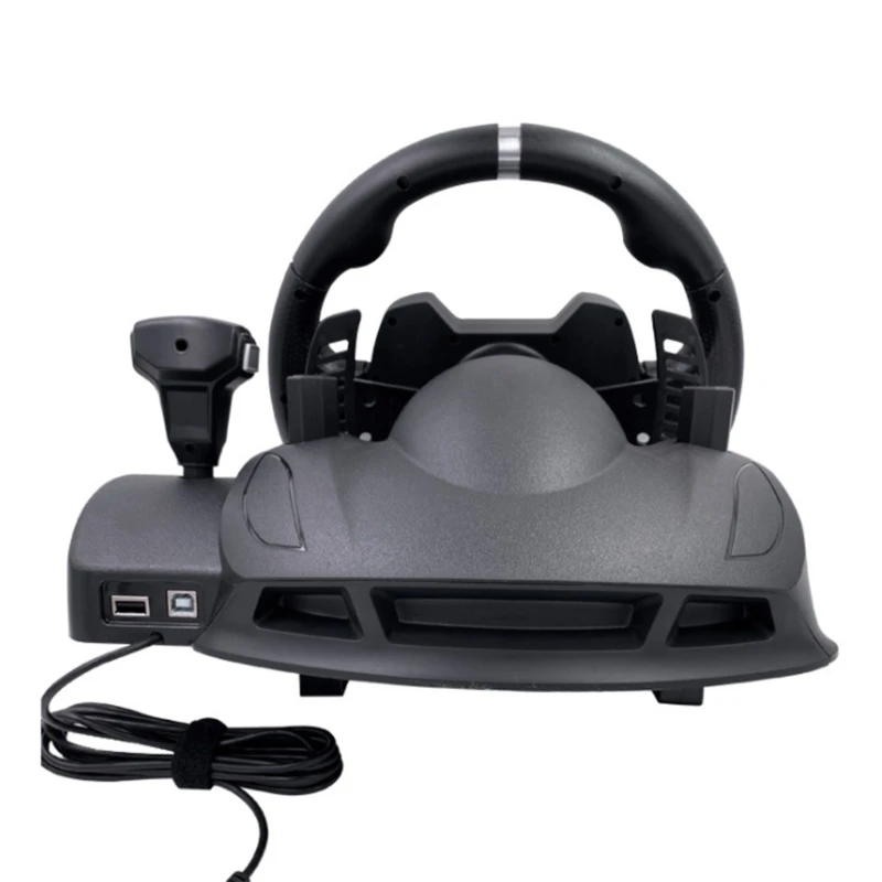 Гоночное игровое рулевое колесо 7 в 1 с педальным игровым контроллером