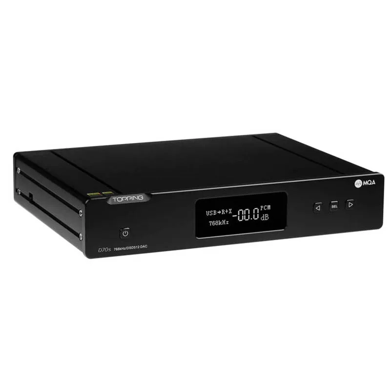 TOPPING D70S 2*AK4497 Full Balanced MQA Decoder Bluetooth 5.0 32Bit/768K DSD512 XMOS XU216 Hi-Res DAC with Remote Control | Электроника