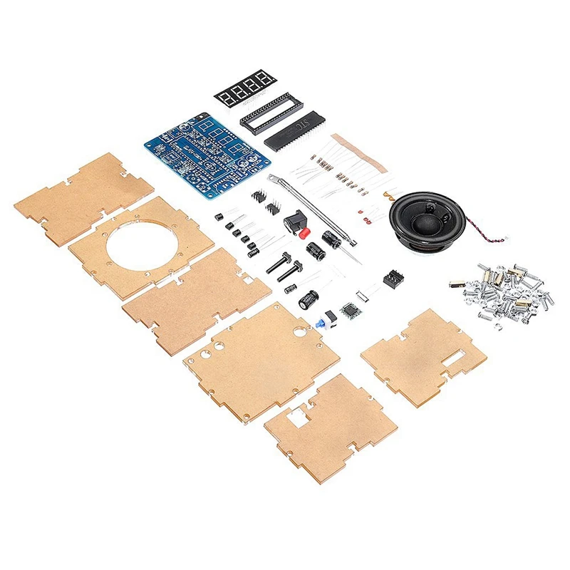 TEA5767 DC 4 5 V Diy Мини цифровой FM радио 87MHZ 108MHZ 2W 8ohm спикер электроники совместимые
