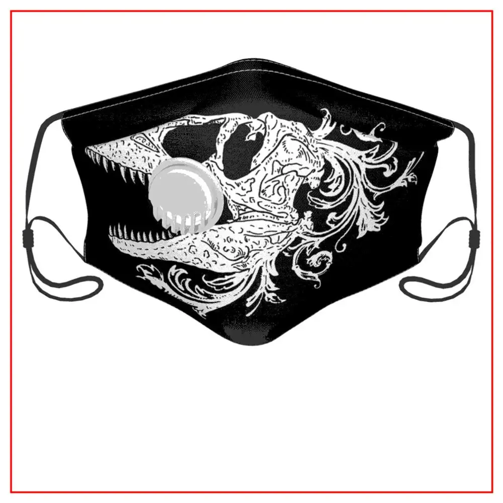 

Kids Men Women Face Mask T-REX FILIGREE mask for face with filter Reusable Facemasks Cooling Fashion Bike Facemasks for Virus