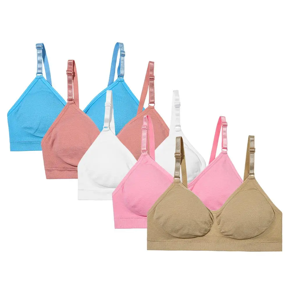 HIVOF бюстгальтер для девочек с тонкими лямками Регулируемый бесшовный Тип Удобный