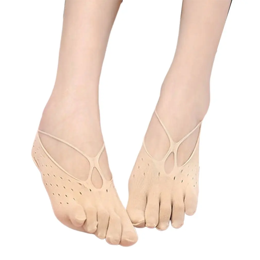 

Women Orthopedic Compression Socks Fashion Ultra Low Cut Liner Slippers Invisibility For Women Five Toe Socks 2021 New