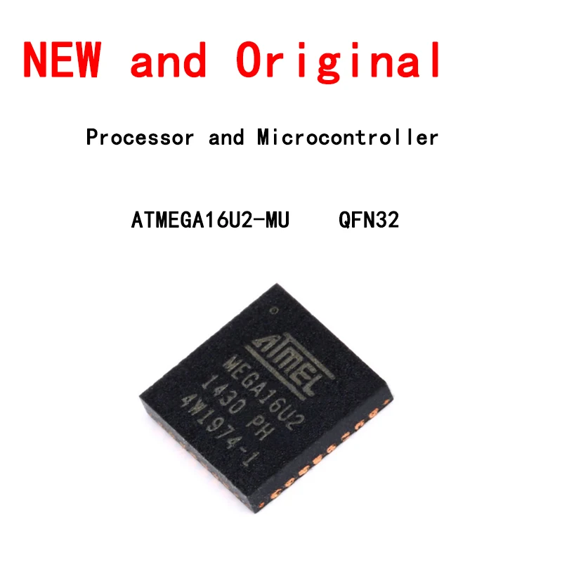 

5 шт./лот ATMEGA16U2-MU микрокомпьютер с одним чипом 8-битный микроконтроллер AVR 512x8 Новый и оригинальный