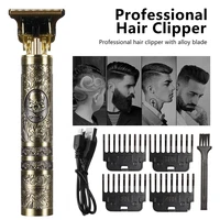 2021 usb hair trimmer electric hair clipper cordless shaver beard trimmer for men barber cutting machine t outliner shaver
