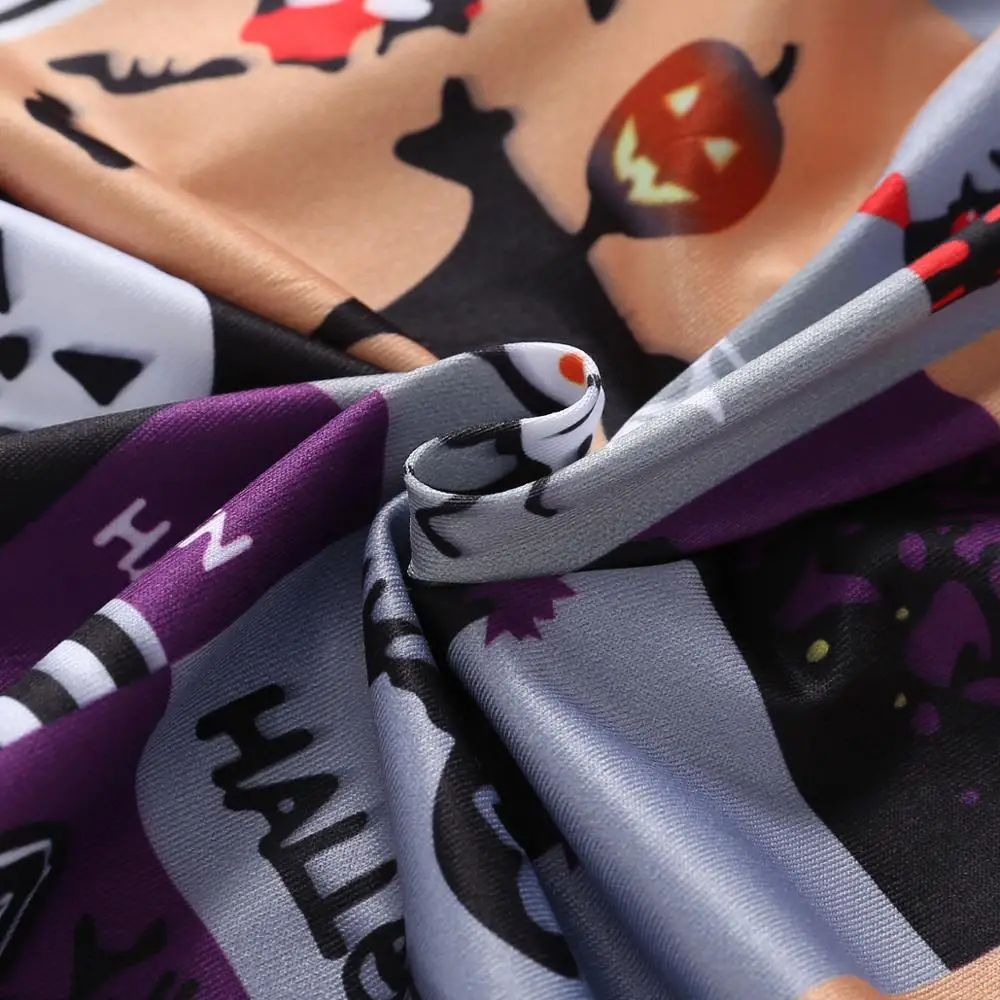 Лидер продаж Новое поступление платье для маленьких девочек с принтом призрака