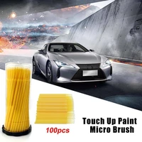 100pcsset up paint micro brush tips auto mini head spray car head parts car 1 0mm mini brush applicator stickers