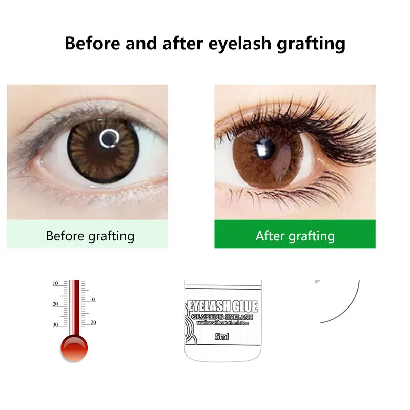 1 шт. Профессиональный Сильный клей для ресниц Прививка ресницы безвкусные не