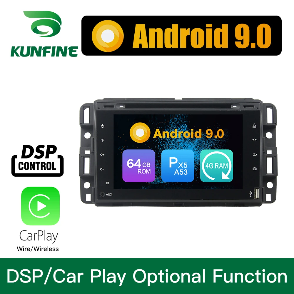 Android 9 0 Восьмиядерный 4 Гб ОЗУ 64 ПЗУ автомобильный DVD GPS мультимедийный плеер