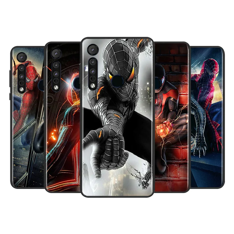 

Marvel Dark Spider Man For Motorola E6i E6s X3 G10 G40 G60 E7 E20 G10 G60S G50 Edge 20 S Lite Pro Fusion 2021 iPhone Case