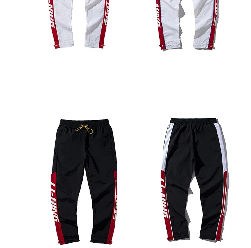 Li-Ning спортивные штаны, мужские трендовые удобные обычные подходят нейлон на водонепроницаемой смарт-Ретро подкладке спортивные брюки AYKP249 MKY524