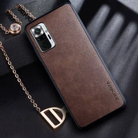 Case for Xiaomi Redmi Note Pro Max Lite 10S coque Retro business leather Skin phone cover for Redmi Note pro case