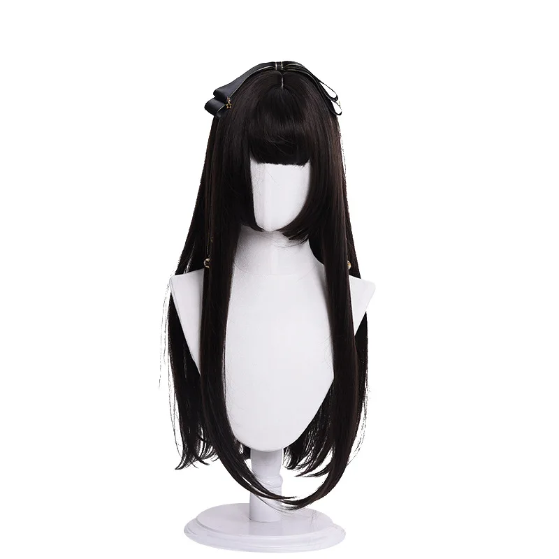 Японский стиль лоли принцесса вырезать парик комикс шоу горничной 65 см длинный cos