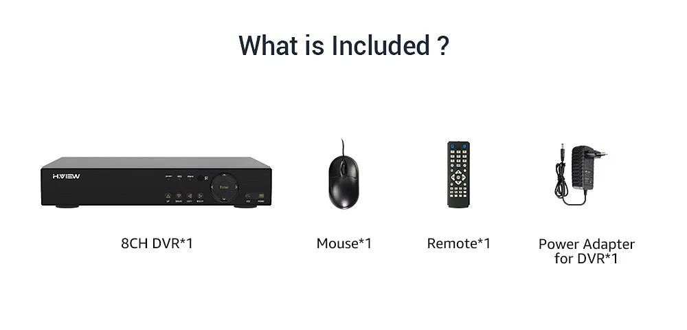 H.VIEW CCTV DVR 8ch H.264 AHD DVR NVR 8ch цифровой видеорегистратор для видеонаблюдения 1080P HDMI видео выход Поддержка аналоговая AHD ip-камера