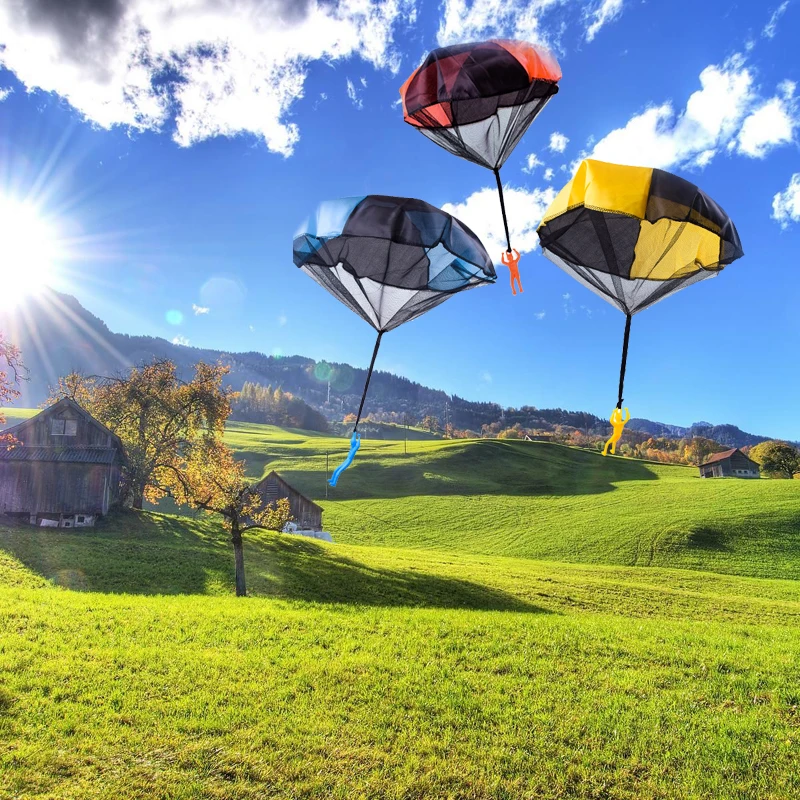 3 шт набор ручных пледы солдат парашют игрушки Крытый подвижных игр на свежем