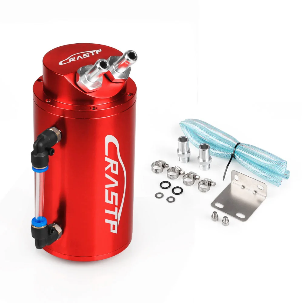 УНИВЕРСАЛЬНЫЙ маслоуловитель Комплект Алюминий резервуар масляный бак для Honda