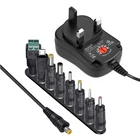 AC100-240V конвертер постоянного тока 3V 4,5 V 5V 6V 7,5 V 9V 12 V 1A Регулируемый адаптер питания Универсальное 12-вольтовое зарядное устройство