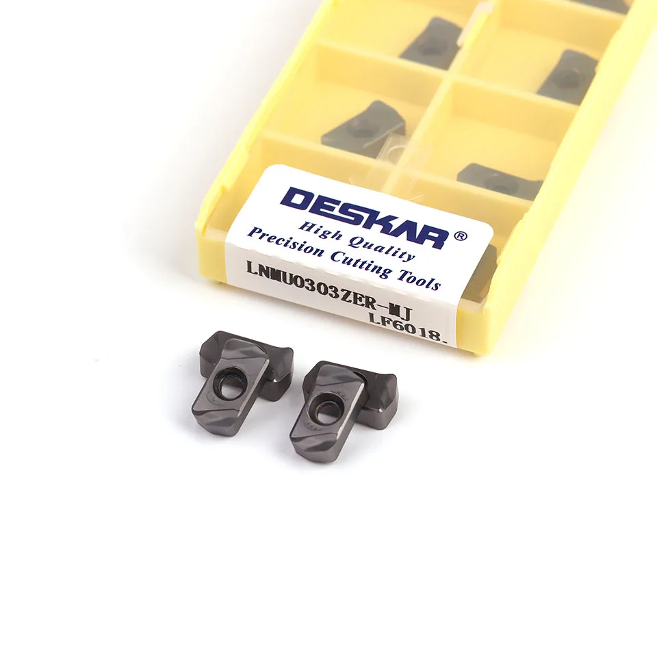 

DESKAR LNMU0303ZER MJ LF6018 carbide insert lathe turning inner plate CNC milling for milling processing