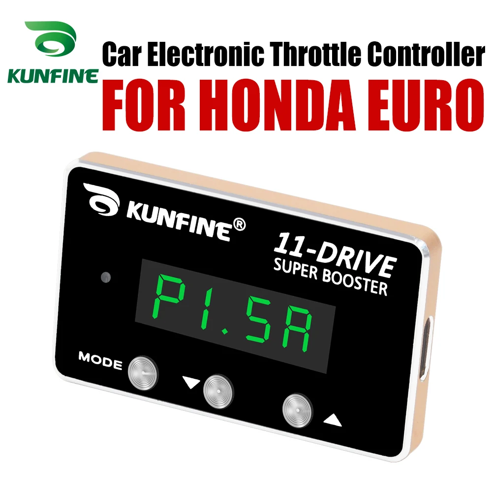 

KUNFINE Car Electronic Throttle Controller Racing Accelerator Potent Booster For HONDA EURO Tuning Parts Accessory 11 Drive
