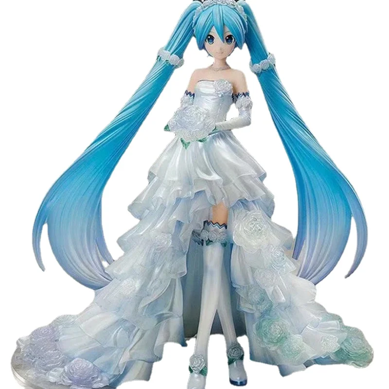 

Hatsune Miku Miku Wedding Hatsune Dress Hanayome 1/7 Hand-made Model Decoration Toy Box