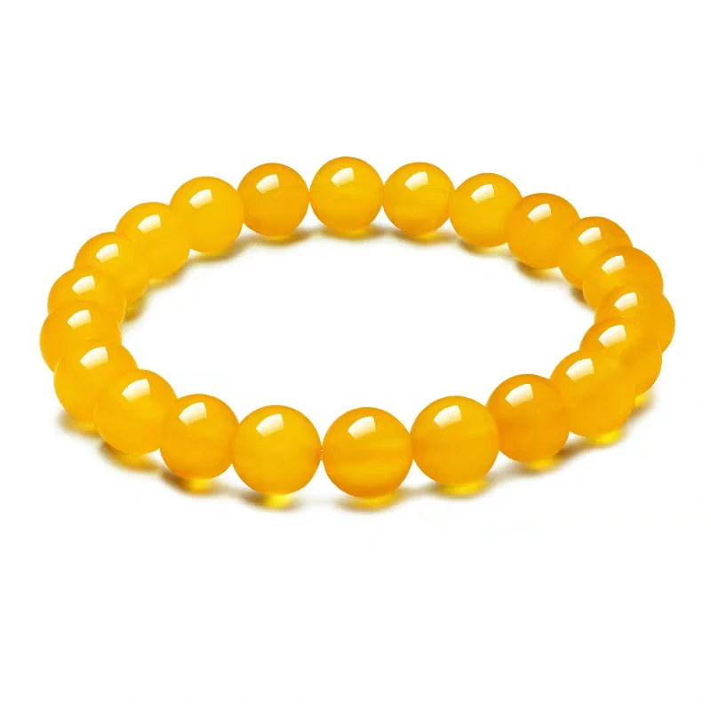 Мужские и женские браслеты из натурального халцедона классический браслет 8 мм с