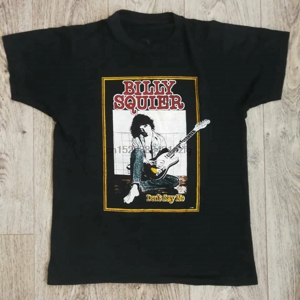 Новая футболка Reprint VTG Билли сквирер не говори что нет мировой тур 81 |