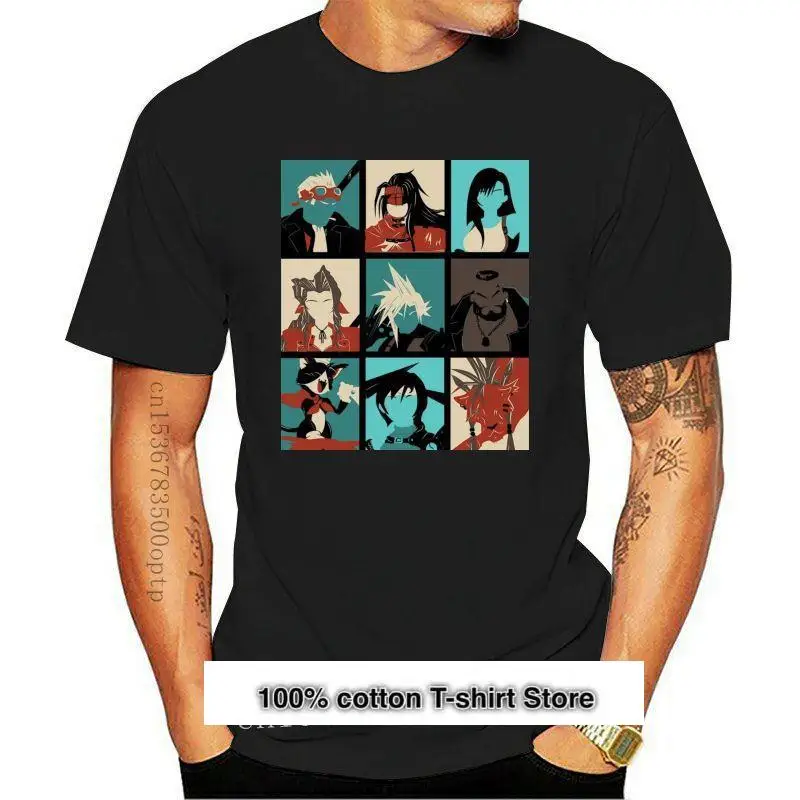 

Camiseta de конечная фантазия 7, camiseta унисекс Поп-культура Комедия